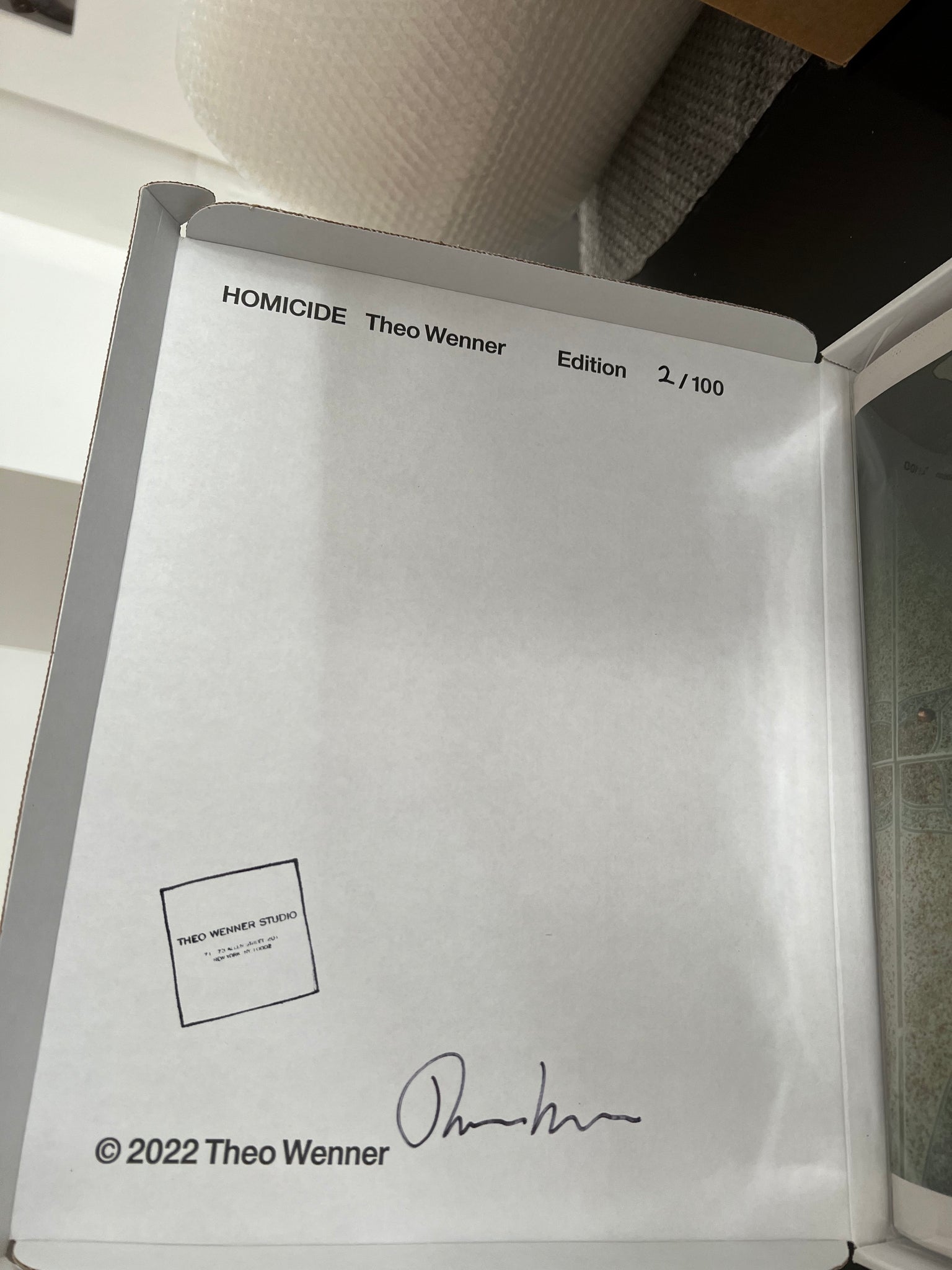 HOMICIDE BOOK SPECIAL EDITION